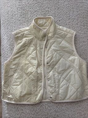 Thread & Supply Quilted Butter Yellow Vest